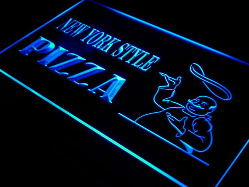 New York Style Pizza Shop Taste Neon Light Sign
